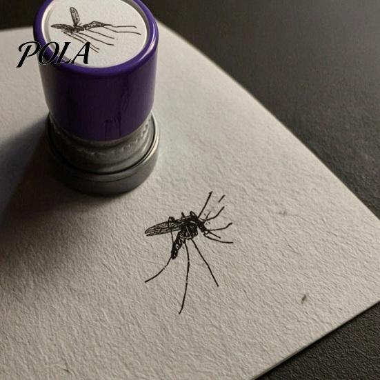 Practical Joke Stamp Prank Mosquito Stamp, Self Inking Funny Dead Realistic Insect for Pranks Novelty Gag Gift Self-inking