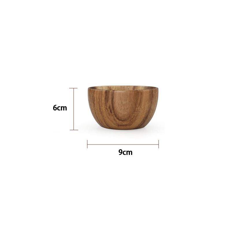 Durable Wooden Salad Bowl Cutlery Holder with Storage Practical for Kitchen Table Large Capacity Home Dining