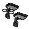 Car Cup Holder Expander with Food Tray Adjustable Stable for Drink Placement