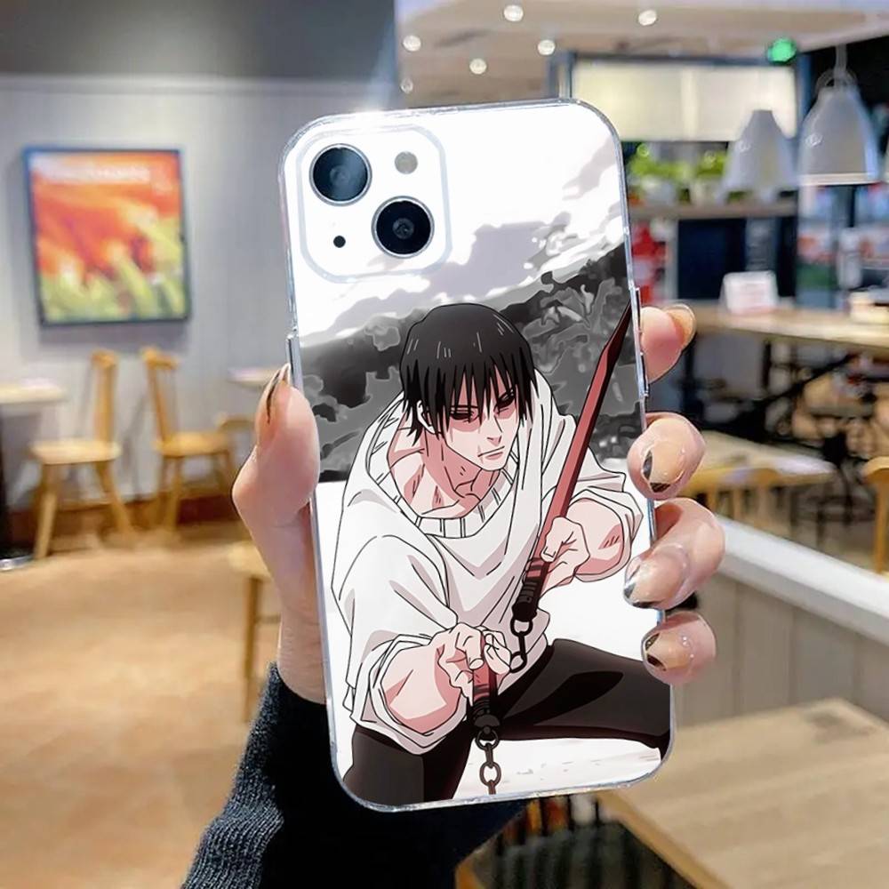 

Чехол для телефона Toji Jujutsu Kaisen Fushiguro для iPhone 16,15,14,13,12,11 Pro,Max,Plus,X,XS,XR,SE,Mini Прозрачный Силиконовый Мягкий iPhone16se4