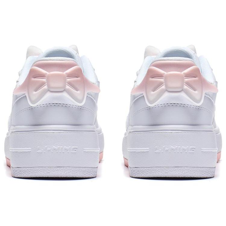 Li Ning x Disney Platform Height Increasing Comfortable Abrasion Resistant Breathable Low top Skateboard Shoes Women's AGCT382-2