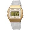 CASIO Digital Watch Quartz Unisex Gold Clear F-91WS-7A2