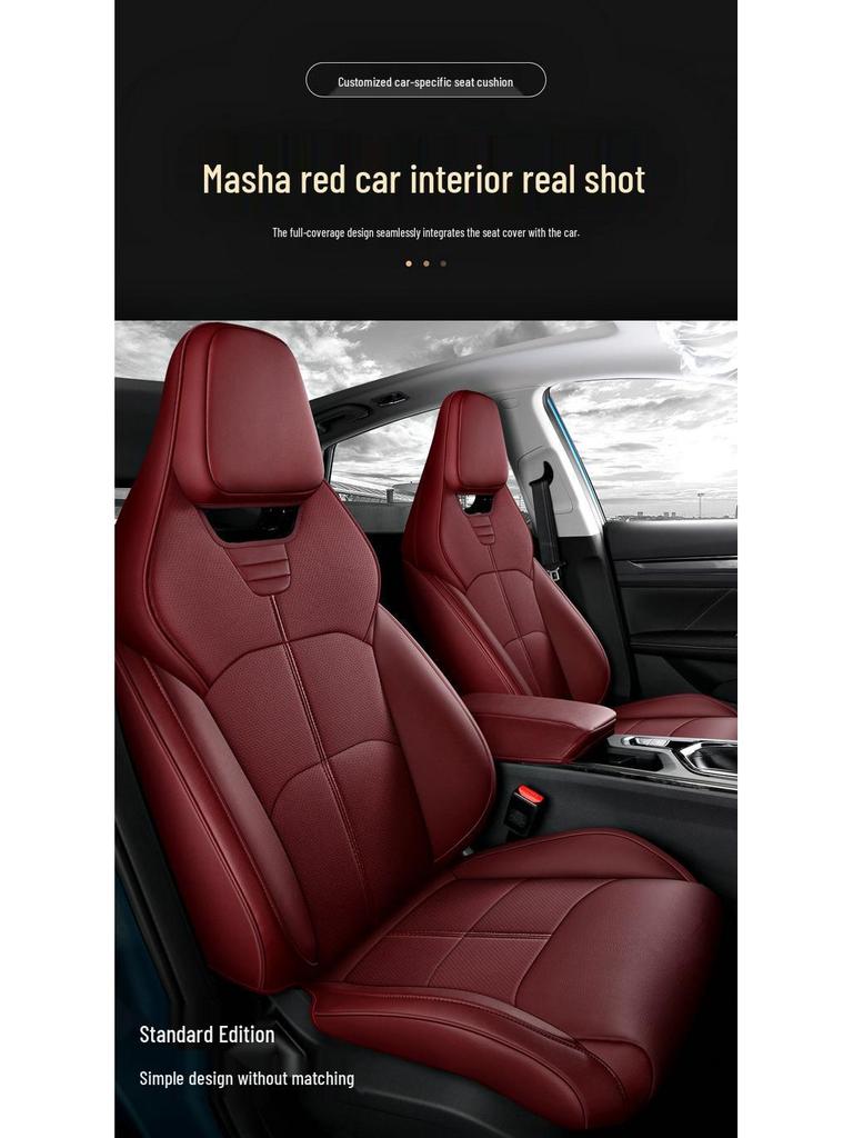 Four Seasons Surround Car Seat Cushion for Geely Emgrand S Sedan - 5-Seater Cover