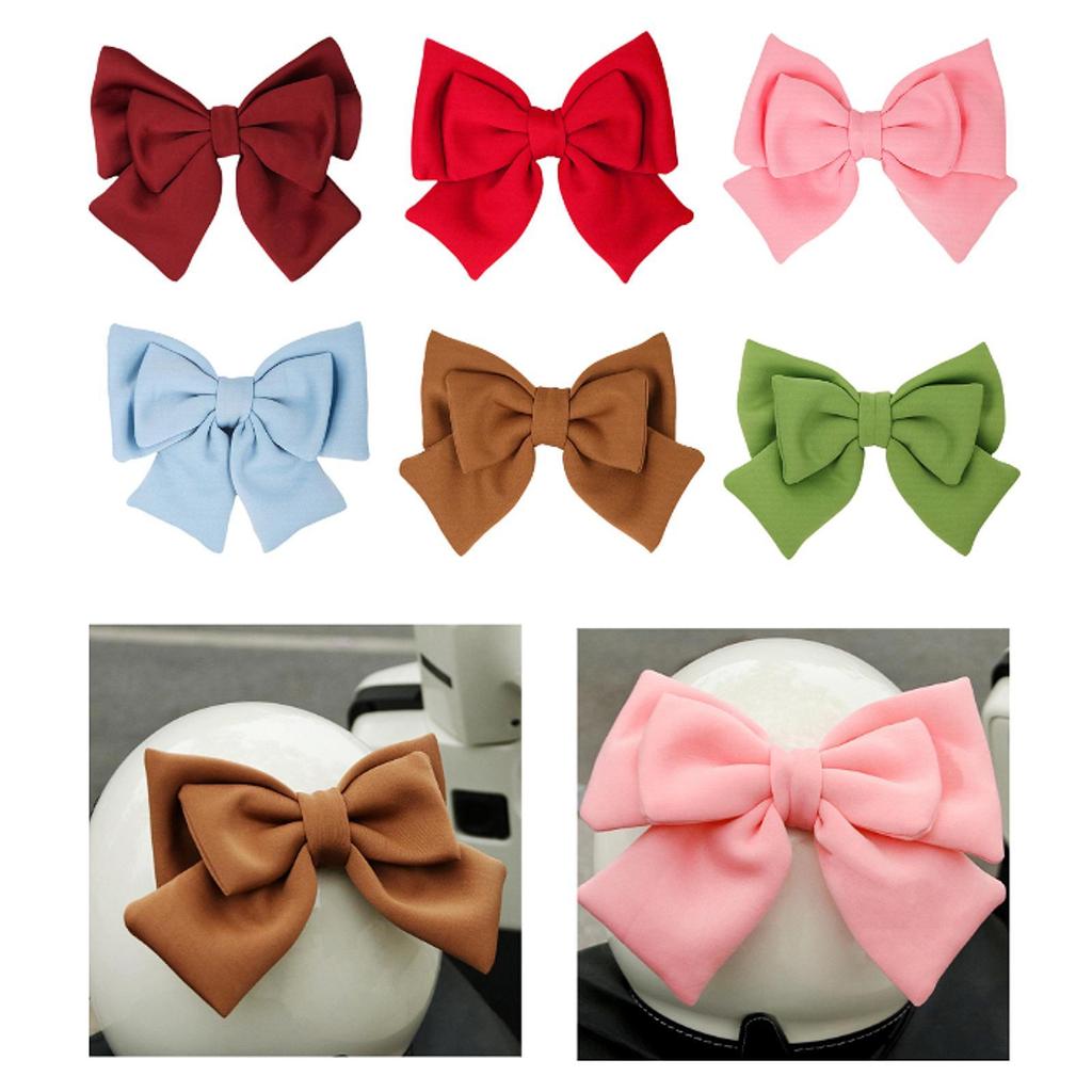 Helmet Bow Decoration Decoration Accessories Decorative Cute Self Tape Adorable