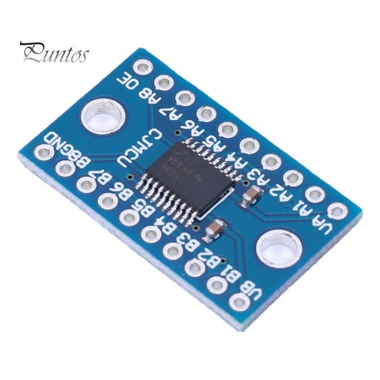 Moduladapter TXS0108E Bidirektionales Logik-Level-Shifter-Modul 3,3 V 5 V Spannungsumsetzung Hochgeschwindigkeitsmodul für