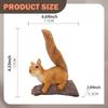 Squirrel Figurine Garden Statue Resin Decorative Yard Art Decor Tree Hugger for Lawn Landscape