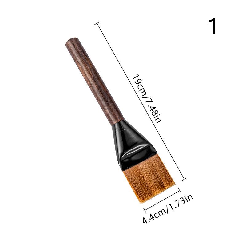 Coffee Brush Grinder Cleaning Tool Bar Counter Powder Home Coffee Brush Remove Coffee Residue Wooden Handle Espresso Brush