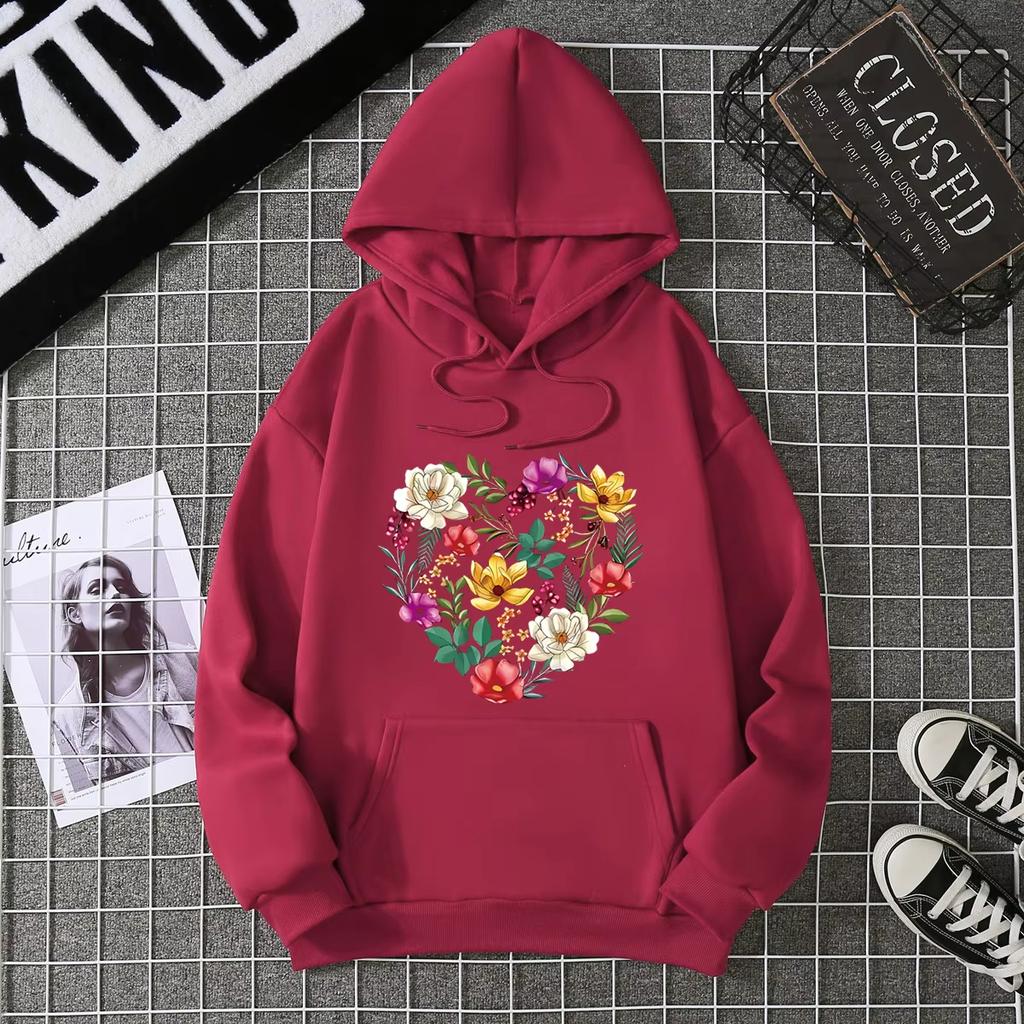 2025 Winter New Women's Hoodie High Street Unisex Style Double Pockets Sweatshirts Outerwear Plus-Size Women's Clothing CYXX225