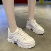 Spring new dad shoes female students platform heightening sports shoes female casual shoes children's tide