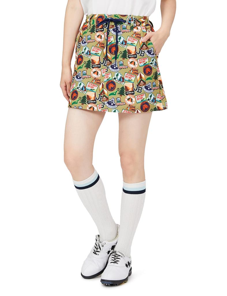 Skirt Stretch Taffeta 2 [Jack Bunny] Women's PE/PU / 263-2234850 180_Khaki [L]