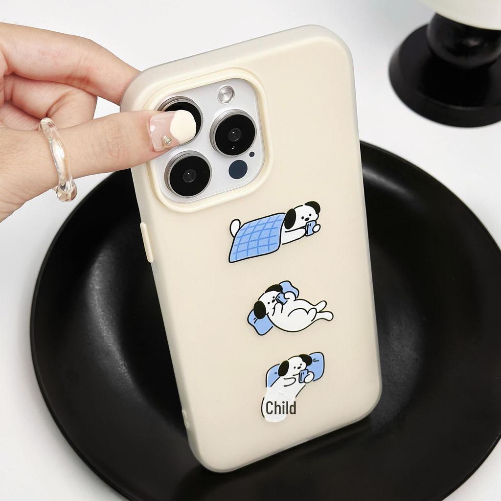 Zhitai Cartoon Jelly Case for iPhone 11/12/14/15/16 Pro Max