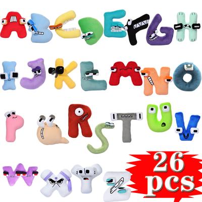 Alphabet Lore Plush Toys 26 Letters Animal Plushie Education Doll For Kids Adults Halloween Christmas Gift
