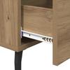 Artisan Oak Nightstand 40 x 40 x 66 cm Engineered Wood