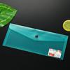 6pcs A4 Plastic Document Folder Clear Document Envelope Folder with Snap Button Storage Folder Organizer for School