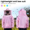 Beekeeping Suit Jacket Veil Set / Gloves Foldable Double-layer Beekeeping Protective Suit anti-bee Beekeeper Clothing with Hat
