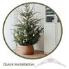 2Pcs Stocking Tree Stand Blends Seamlessly with Holiday Decor Themes Ensures Safety and Stability Fits 0.8cm Pole