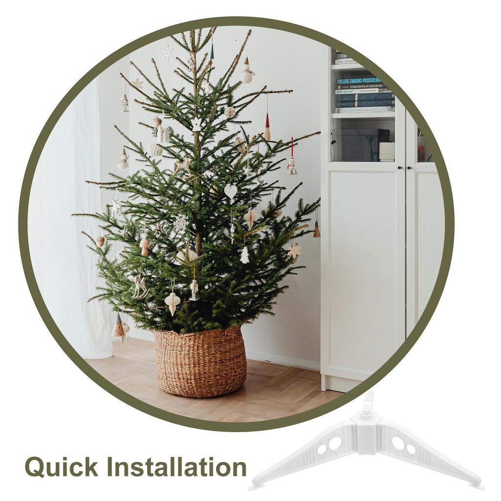 2Pcs Stocking Tree Stand Blends Seamlessly with Holiday Decor Themes Ensures Safety and Stability Fits 0.8cm Pole