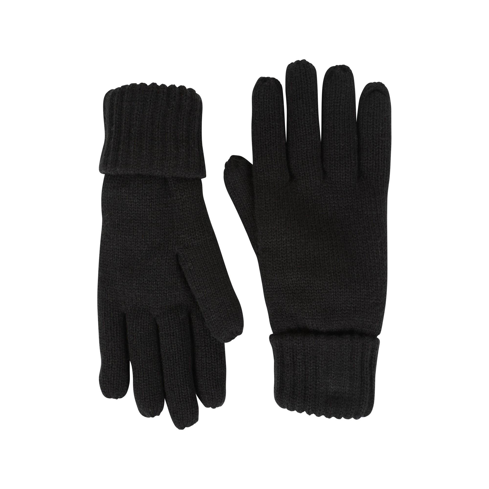 Mountain Warehouse Mens Isotherm Faux Fur Lined Gloves One Size negro