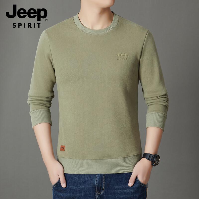 JEEP SPIRIT Men s Round Neck Sweatshirt 3XL