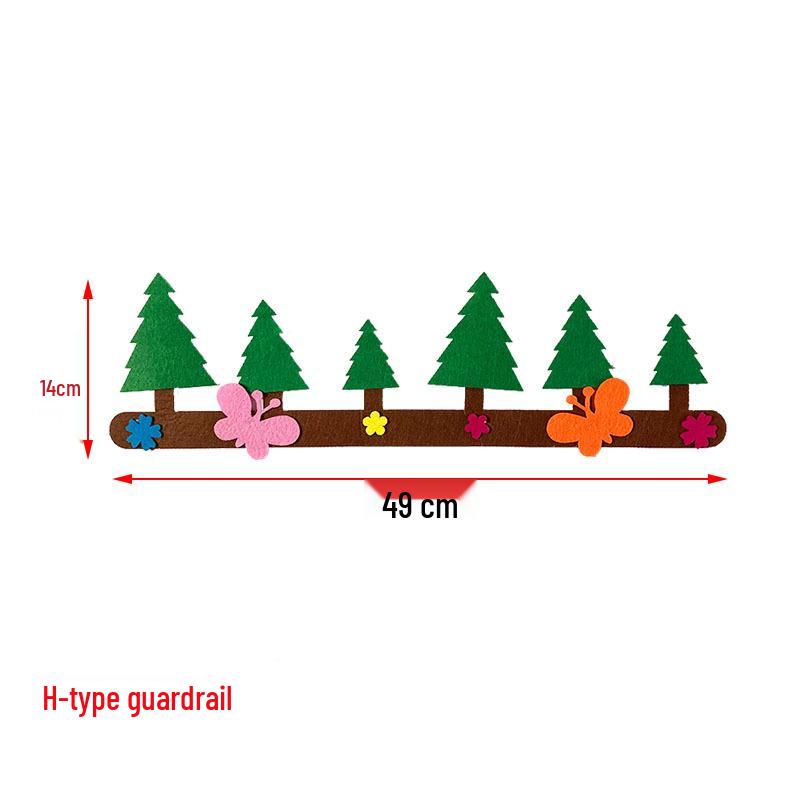3D Non-woven Blackboard Wall Stickers for Kindergarten Classroom Decoration