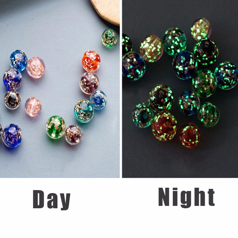 Blattgold Stickerei Perlen Keramik Lose Perlen DIY Schmuckherstellung Leuchtendes Glasperlen Halskette