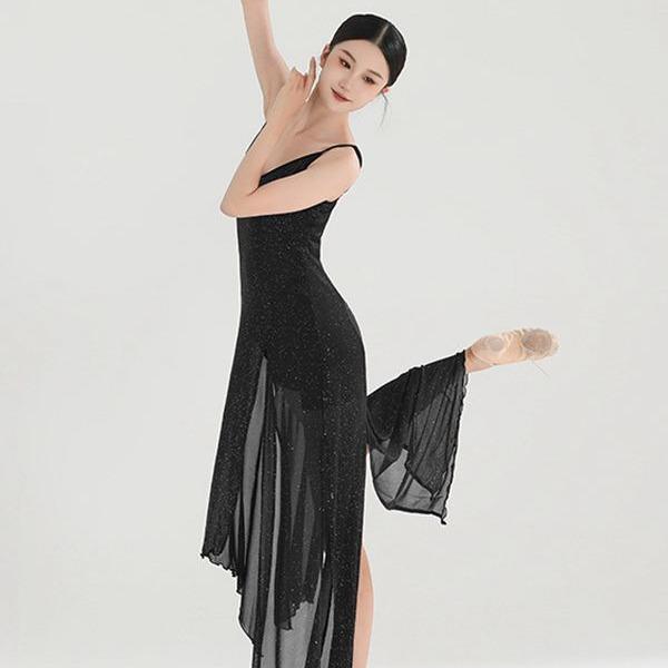 2025 Summer Wine Red Glitter Jumpsuit and Long Dress Jazz Dance Costume