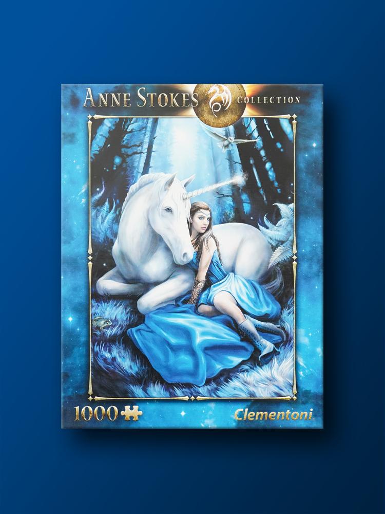 Anne Stokes: Blue Inspiration 1000 Piece Clementoni Jigsaw Puzzle