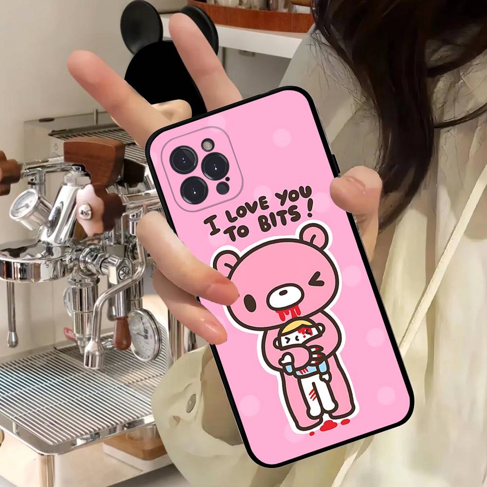 Cute G-Gloomy B-Bear For IPhone 17 16 15 14 13 12 11 Pro Max 13 17Air Shockproof Soft Phone Cases Coque