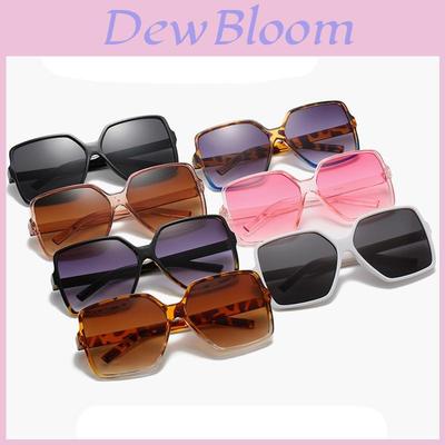 Stilvolle Damen-Sonnenbrille mit großem Schirm, quadratisch, übergroß, für ultimativen UV-Schutz