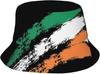 Cute Irish Ireland Flag Bucket Hat For Women Men Packable Summer Beach Sun Hats Outdoor Irish Shamrock Cap 003