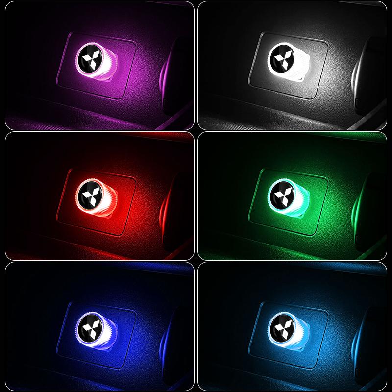 New USB LED Car Light Auto Interior Atmosphere Light For Mitsubishi ASX I200 Outlander Pajero Eclipse Lancer