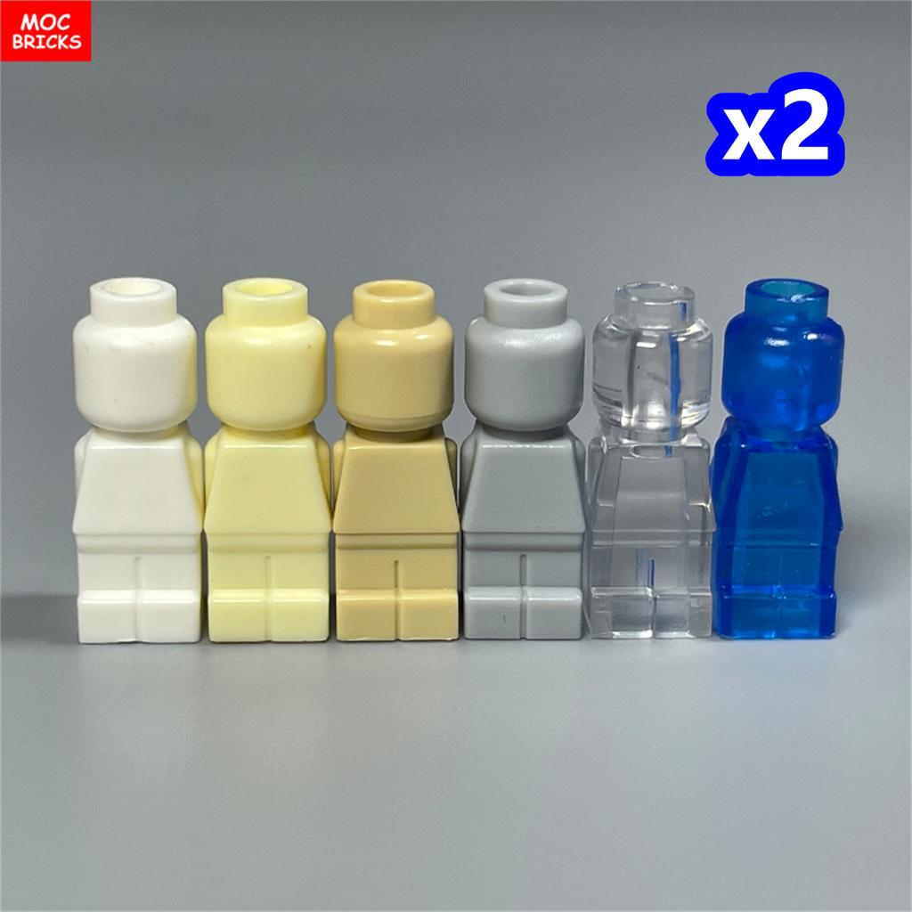 10 peças Blocos MOC Figura Corpo Estátua Micro Peça de Xadrez 85863 16478 90398 Personalizado em Branco Sem Impressão Blocos de Construção Brinquedos para Crianças