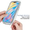 Phone Case For Iphone 14 13 12 11 Pro Max Xr Xs Max 6 7 8 Plus X 11 2 In 1 Shockproof Silicone Protection Transparent Back Cover