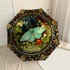 1PC Butterfly, Floral Umbrella-8-Rib Reinforced, Automatic Open, Lightweight & Durable, Cute Fashion Accessory for Outdoor-K1259