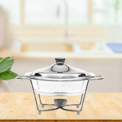 Chafing Dish Buffet Server und Wärmer Leicht zu Reinigen 2L Chafing Dishes für Catering Runde