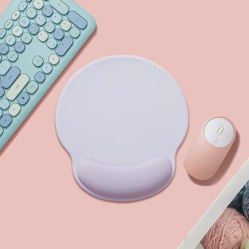 Tapis de Souris Repose-Poignet en Mousse à Mémoire de Silicone pour Filles - Épaissi pour le Bureau et le Gaming