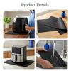 3pcs Heat Resistant Mat For Air Fryer Mixer Coffee Maker Cookware Kitchen Felt Silicone Countertop Protector Pad Nonskid 30x45cm