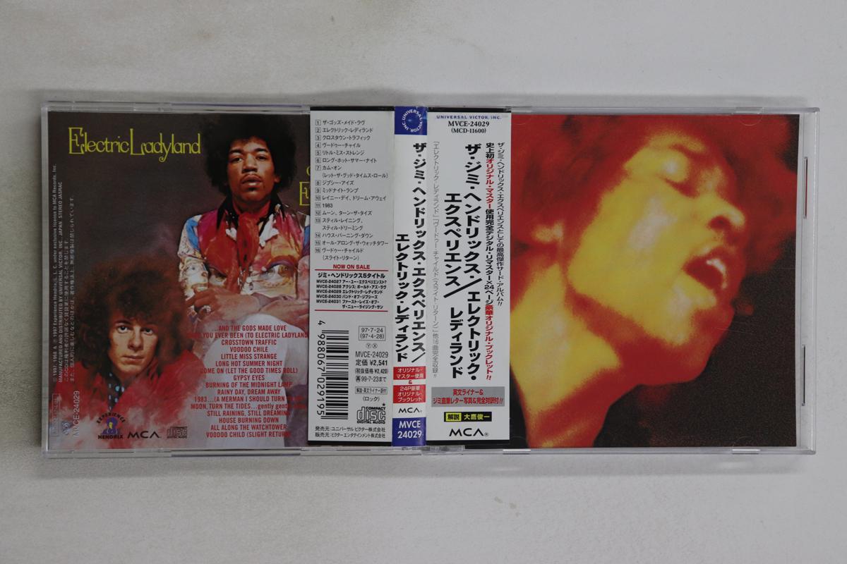 

CD ДЖИМИ ХЕНДРИКС - Electric Ladyland MVCE24029 MCA Records 1997 Япония Оби Рок Б/У