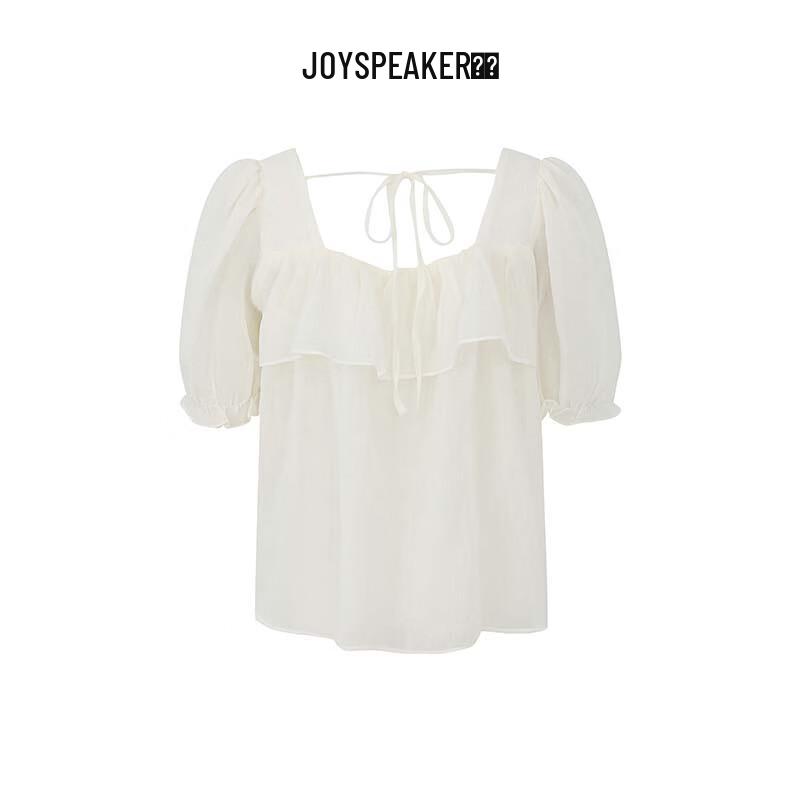 JOY SPEAKER Women's Casual Short Sleeve Shirt