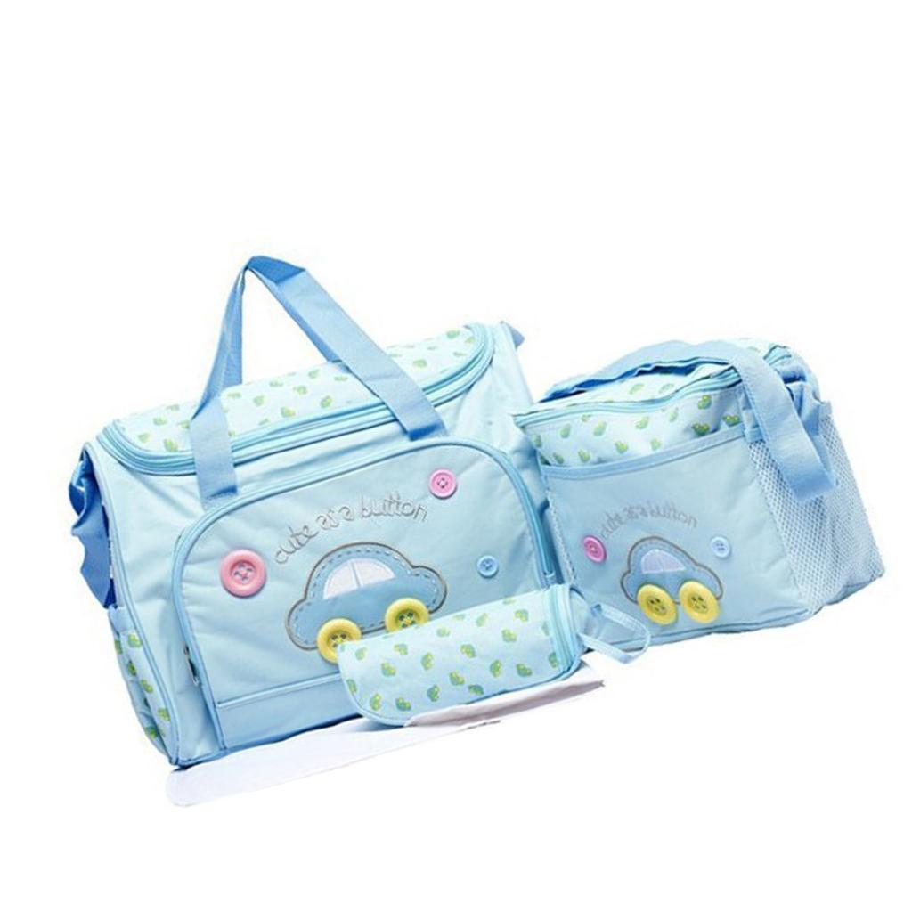 4Pcs Multi Functional Baby Changing Bag Set Spacious and Practical Baby Changing Bag Set for Modern Parenting Needs