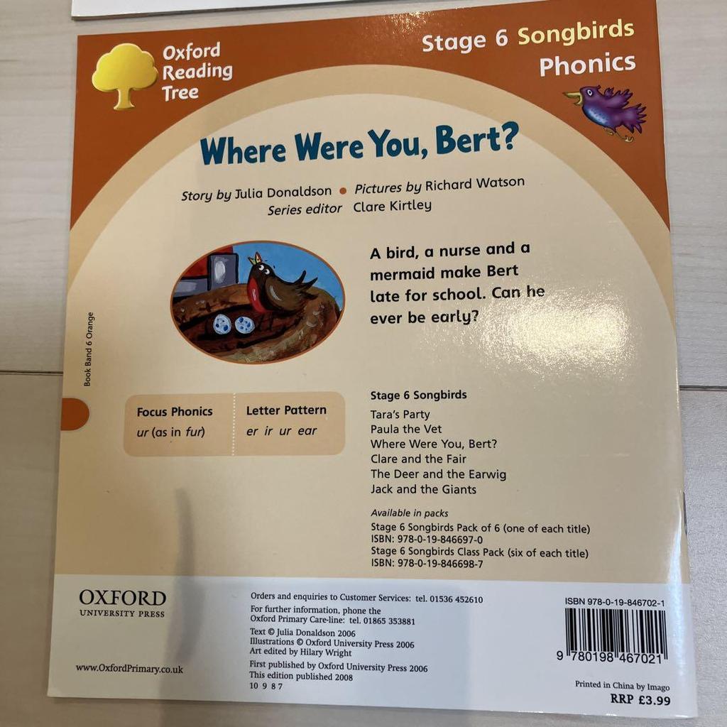 [USED] Oxford Reading Tree songbirds stage6