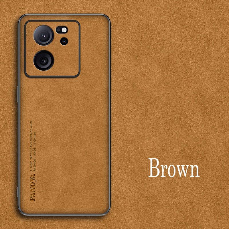 

Для Xiaomi 13 13T Pro Роскошный Чехол из Овчины Противоударный Силиконовый Чехол Для Xiaomi 13T Pro 13 Pro Ultra Lite Чехол для Телефона For Xiaomi 13 Ultra коричневый