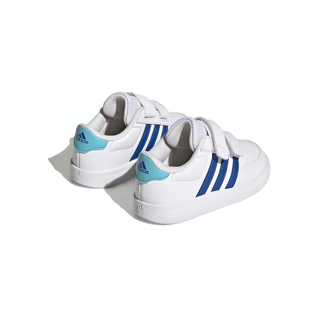 Adidas Focus Breathe In Breaknet 2.0 Non-Slip Durable Low-Top Walking Shoes Baby Shoes White Blue IG9807