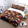 Multicolored floral bouquet pattern. Bedding sets Duvet cover sets Duvet covers Pillowcases(1* Duvet Cover 2* Pillowcases without duvet insert)