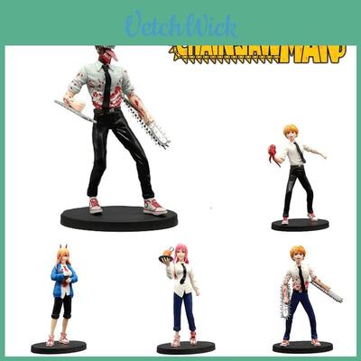 Figurine Manette Tronçonneuse Modèle Poupée Jouet Noël Cadeau Enfants Denji Power Pochita Makima