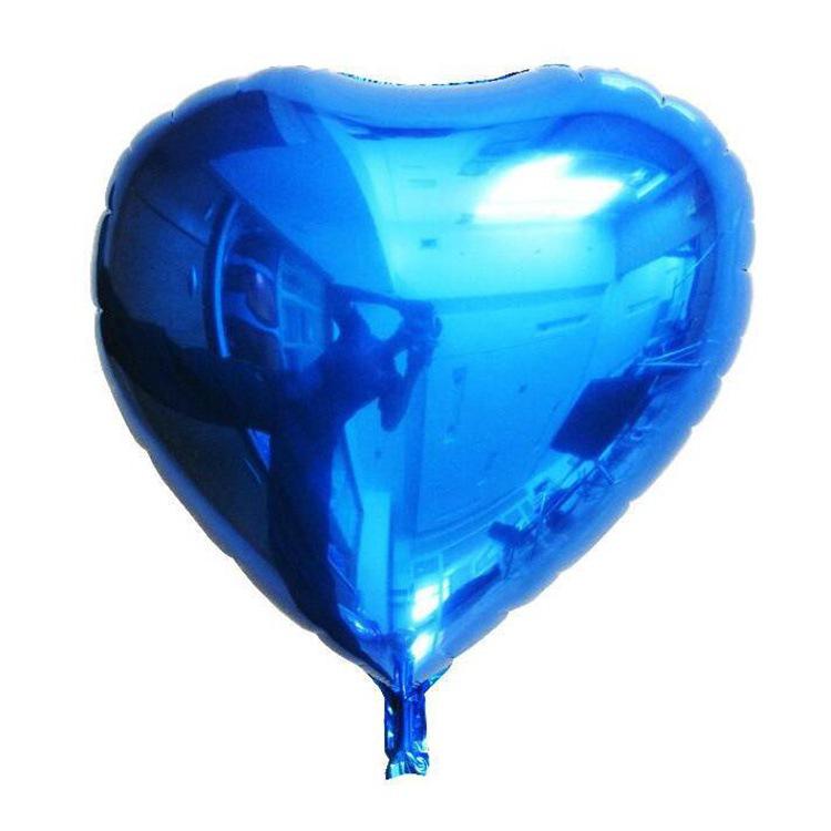 Festival & Wedding 18-Inch Heart-Shaped Colorful Foil Balloons for Decorations