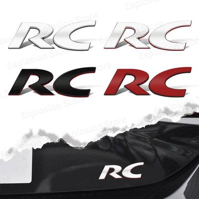 Decoración Metálica 3D para Coche Emblema RC Insignia de Maletero Trasero Adhesivo de Aleta Calcomanías de Carrocería Para RC Sport 301 308 307 208 5008 107 206 207