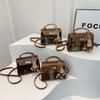 Fashionable Plaid Color Block Shoulder Crossbody Bag Women Bags2024 Street Style