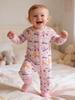 Cross-Border Kids' Printed Jumpsuit Pajamas - Infant Baby Romper
