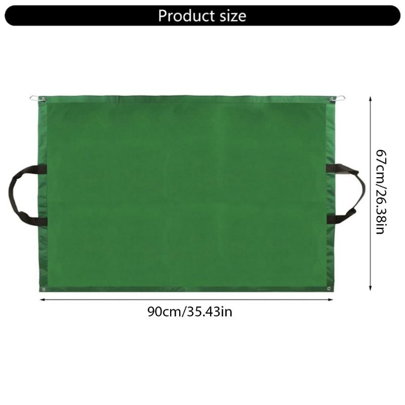 Garden Waste Bag Large Capacity Deciduous Storage Container Grass Catcher with Carry Handles Waste Management Tool